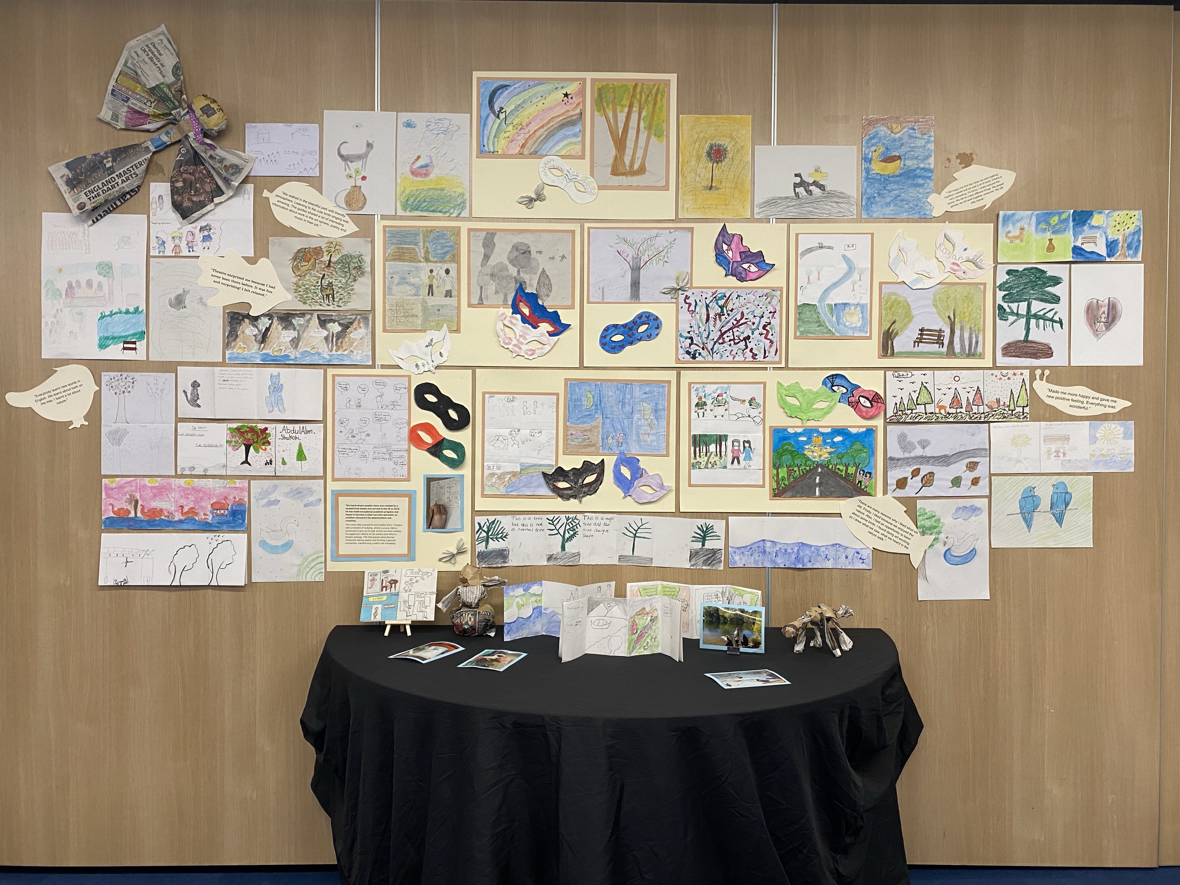 Refugee Week art display