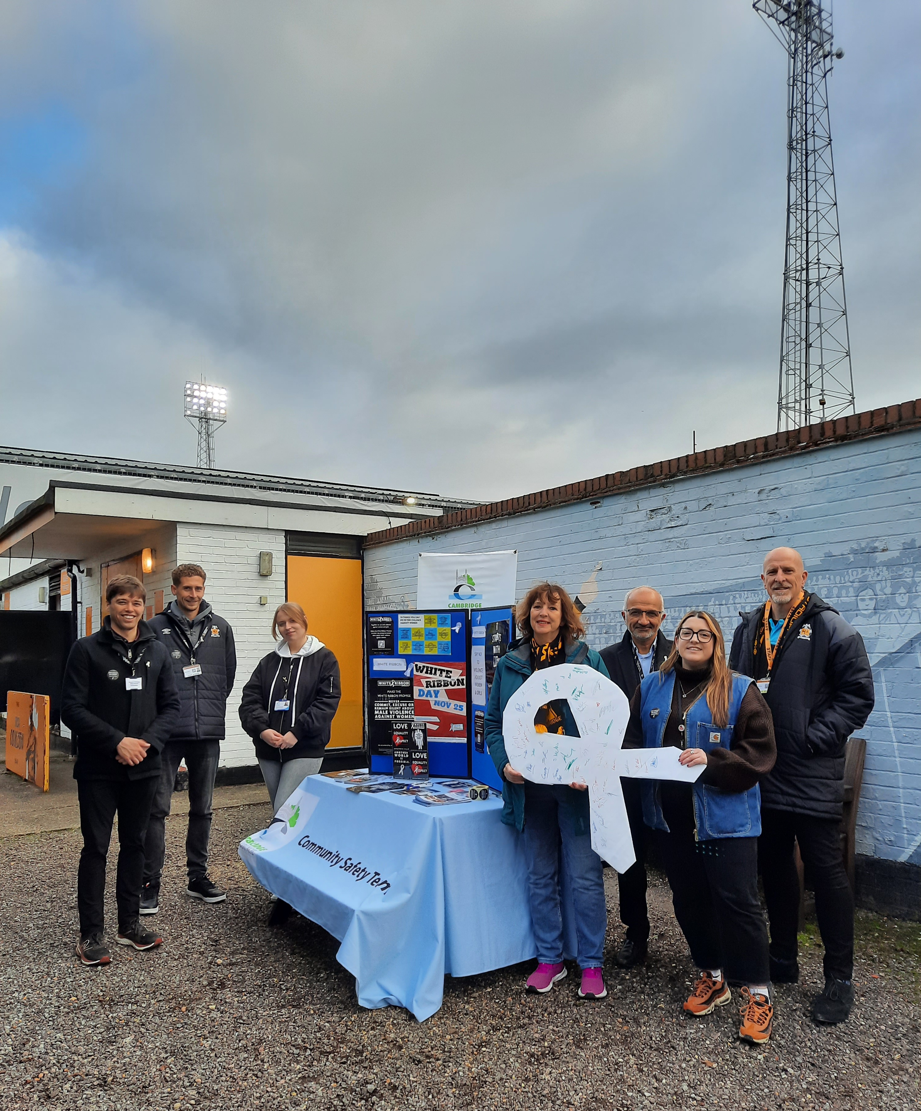 White Ribbon Stall CUFC 1