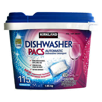 Plastic dishwasher tab tub