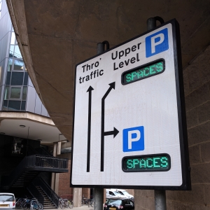 Entrance to Grand Arcade car park