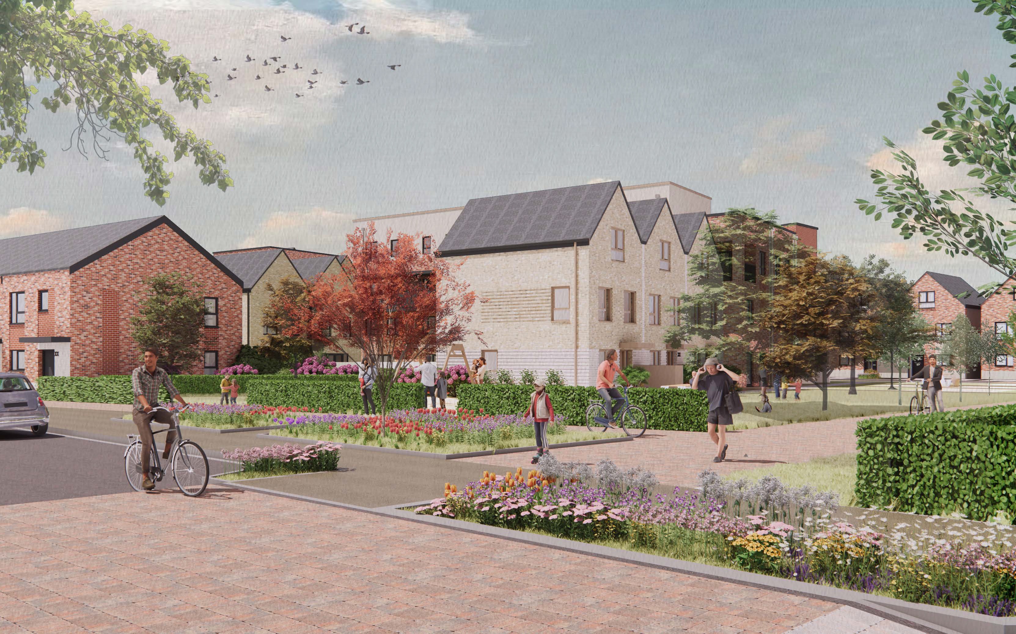 CGI of the proposed development at Ekin Road